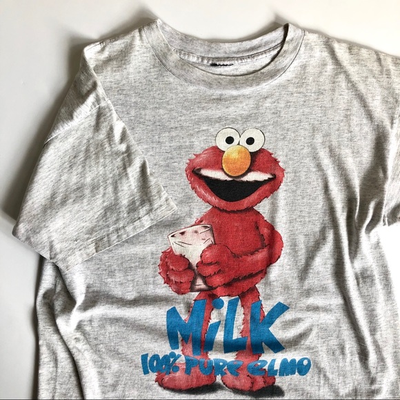 Vintage 90s Got Milk Elmo T-shirt! - Picture 5 of 5